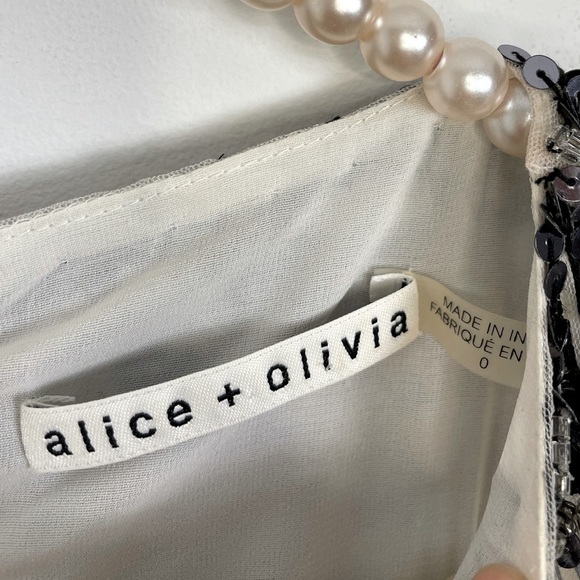 Alice Olivia Remi Embellished Sequin Beaded Dress - Picture 7 of 7